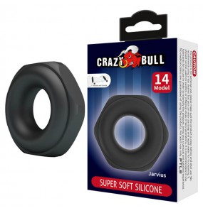 CRAZY BULL - Jarvius Super Soft Silicon Male Delay Cock Rings (Model 14)
